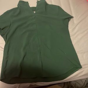 Green blouse